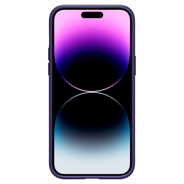 Spigen iPhone 14 Pro Skal Liquid Air Deep Purple