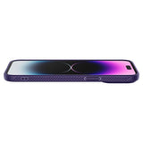 Spigen iPhone 14 Pro Skal Liquid Air Deep Purple