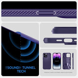 Spigen iPhone 14 Pro Skal Liquid Air Deep Purple