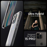 Spigen iPhone 15 Pro Skal Ultra Hybrid Space Crystal