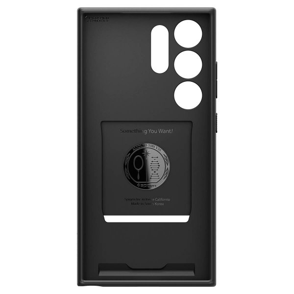 Spigen Samsung Galaxy S24 Ultra Skal Liquid Slot Matte Black