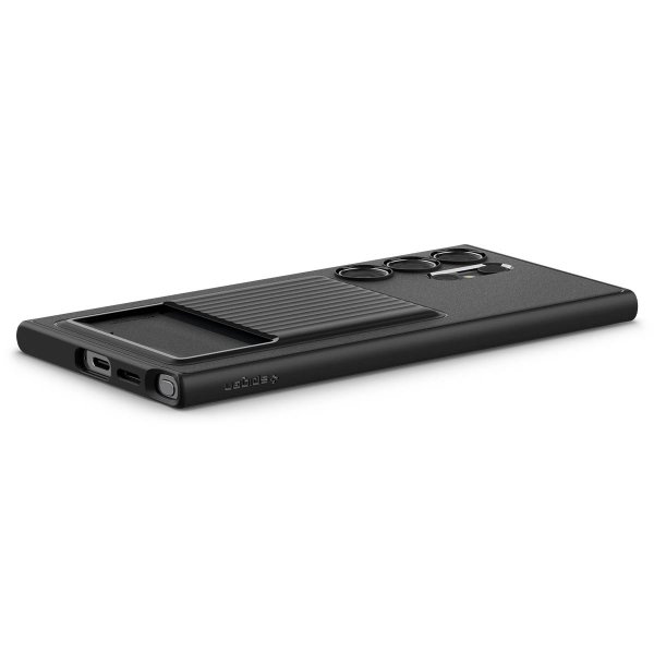 Spigen Samsung Galaxy S24 Ultra Skal Liquid Slot Matte Black