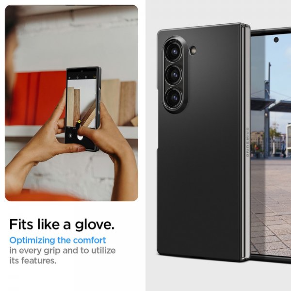 Spigen Samsung Galaxy Z Fold 6 Skal Air Skin Svart
