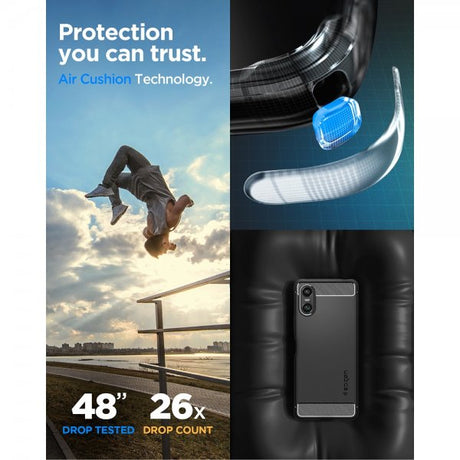 Spigen Sony Xperia 10 VI Skal Rugged Armor Matte Black
