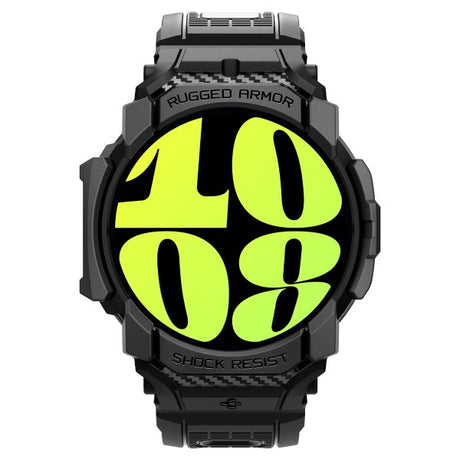 Spigen Samsung Galaxy Watch 7 40mm Armband och Skal Rugged Armor Pro Matte Black