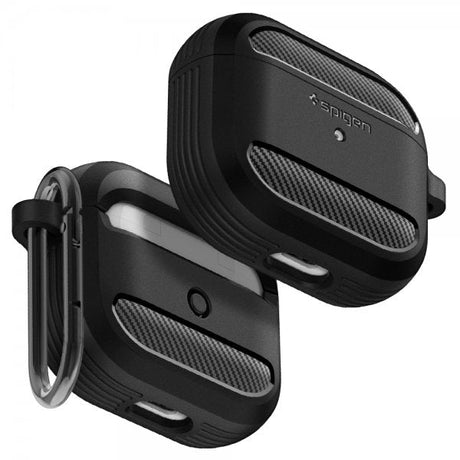 Spigen AirPods 3 Skal Rugged Armor Matte Black