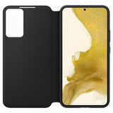 Samsung Original Galaxy S22 Fodral Smart Clear View Cover Svart