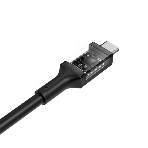 Spigen Essential Kabel USB-C till USB-C 100W 2m Svart