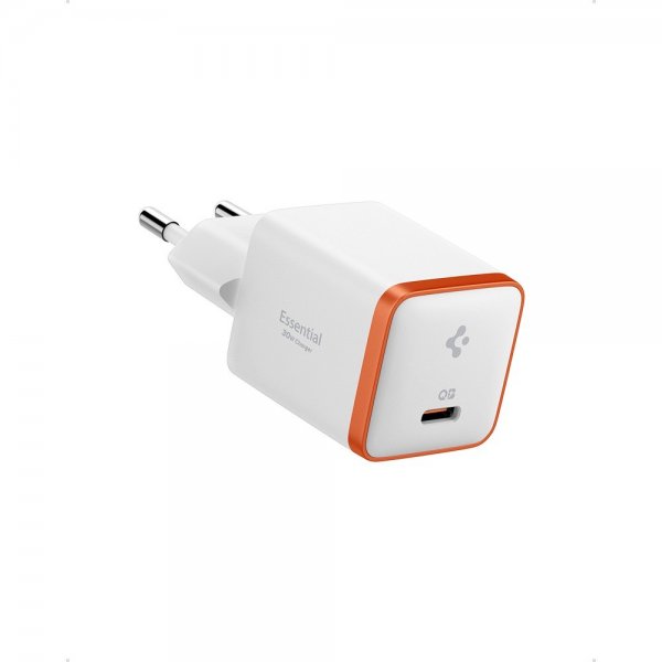 Spigen Essential Laddare 30W USB-C Vit