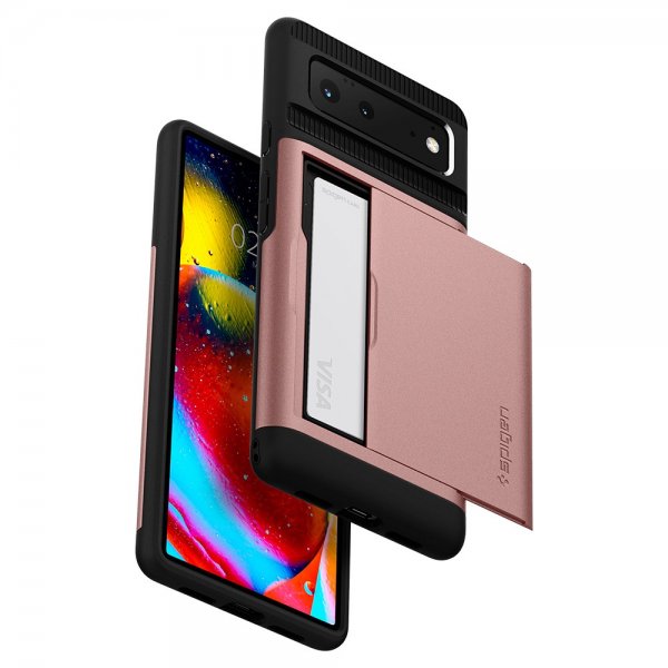 Spigen Google Pixel 6 Skal Slim Armor CS Rose Gold