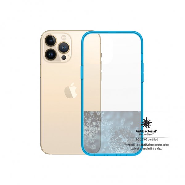 PanzerGlass iPhone 13 Pro Max Skal ClearCase Color Bondi Blue