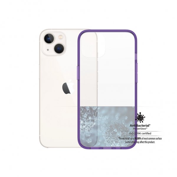 PanzerGlass iPhone 13 Skal ClearCase Color Grape