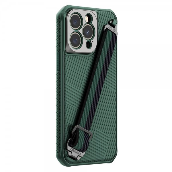 Nillkin iPhone 14 Pro Max Skal Strap Case Grön