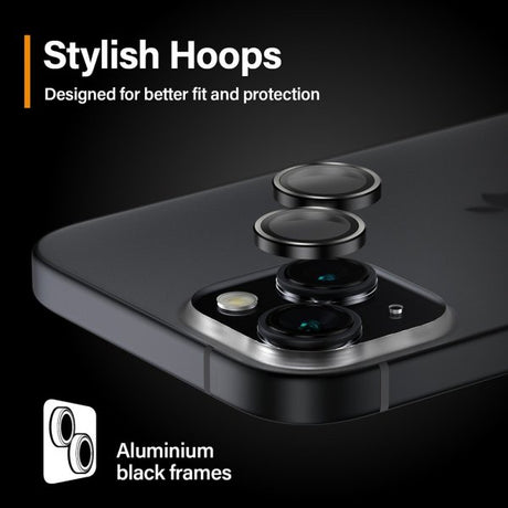 PanzerGlass iPhone 15/iPhone 15 Plus Kameraskydd Hoops
