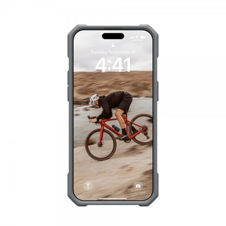 Urban Armor Gear (UAG) iPhone 15 Pro Max Skal Essential Armor MagSafe Silver