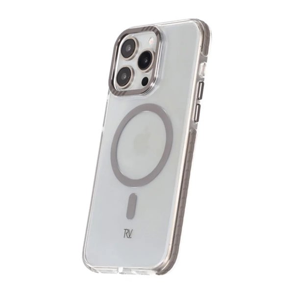 Rvelon iPhone 15 Pro Skal TPU MagSafe Grå