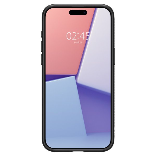 Spigen iPhone 15 Pro Skal Liquid Air Matte Black