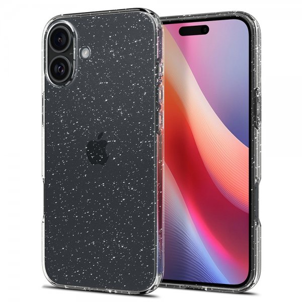Spigen iPhone 16 Plus Skal Liquid Crystal Glitter Crystal Quartz