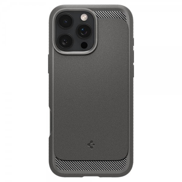 Spigen iPhone 16 Pro Max Skal Rugged Armor MagFit Grå