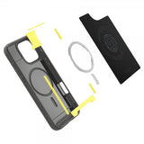 Spigen iPhone 16 Pro Max Skal Rugged Armor MagFit Grå