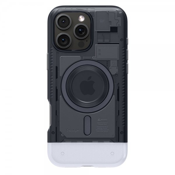 Spigen iPhone 16 Pro Skal Classic C1 MagFit Graphite