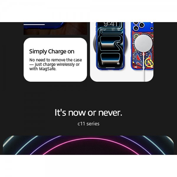 Spigen iPhone 17 Pro Skal C11 MagFit Arcade