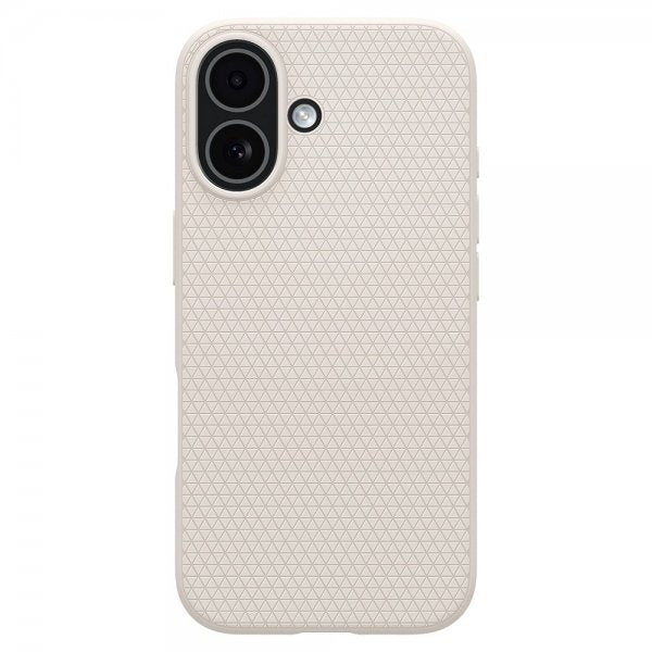 Spigen iPhone 17 Skal Liquid Air Natural Titanium