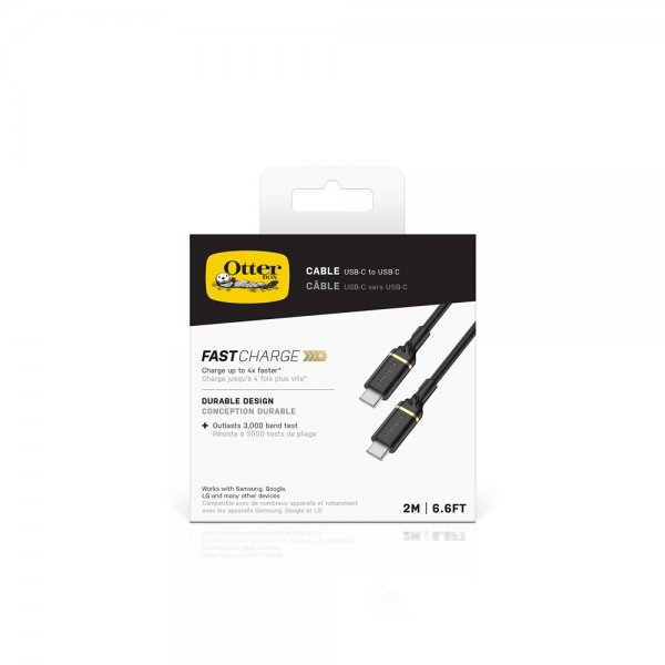 Otterbox Kabel USB-C till USB-C 2m Black Shimmer