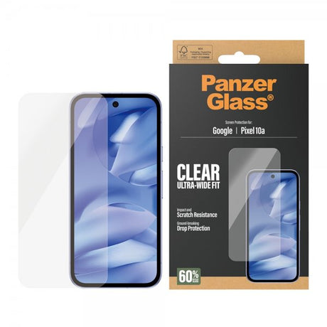 PanzerGlass Google Pixel 10a Skärmskydd Ultra-Wide Fit