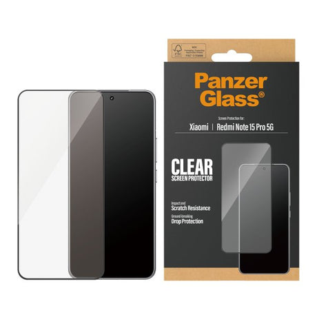PanzerGlass Xiaomi Redmi Note 15 Pro 5G Skärmskydd Ultra-Wide Fit