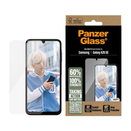 PanzerGlass Samsung Galaxy A26 Skärmskydd Ultra-Wide Fit EasyAligner