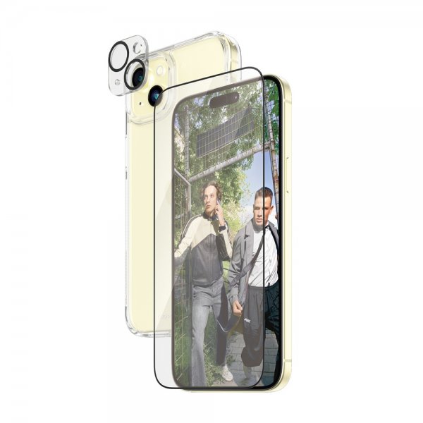 PanzerGlass iPhone 15 Plus 3-in-1 Bundle Set