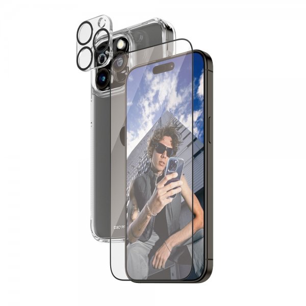 PanzerGlass iPhone 15 Pro Max 3-in-1 Bundle Set