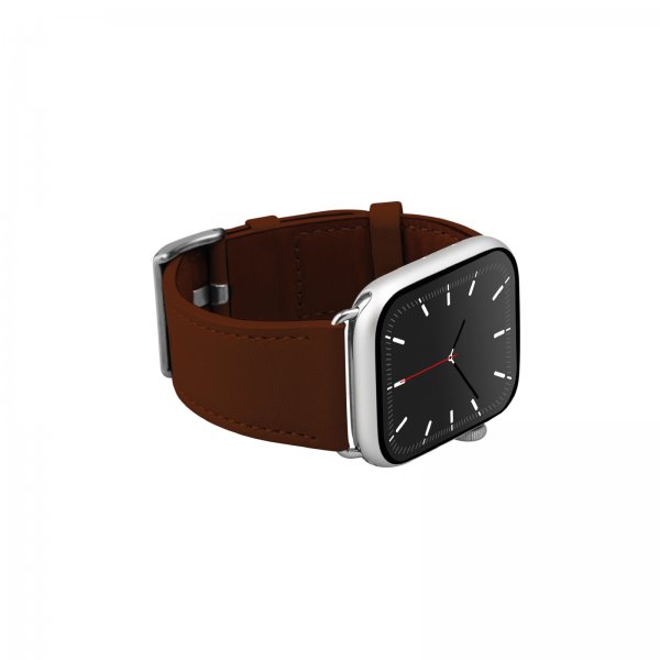 Puro Apple Watch 44/45/46/Ultra 49mm Armband E-Classic Brun