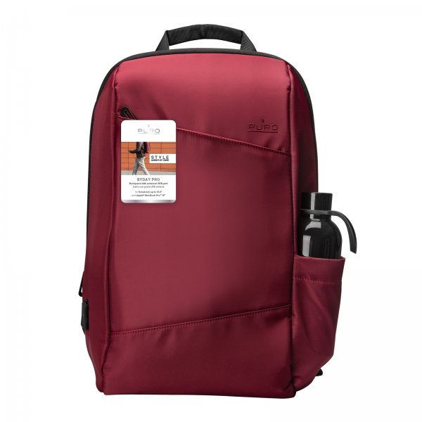 Puro Väska Byday Pro Laptop Backpack Röd