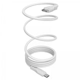 Puro Kabel Magnetisk USB-C till USB-C 1m Vit