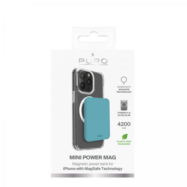 Puro MagSafe Powerbank Mini Power Mag Island Mist