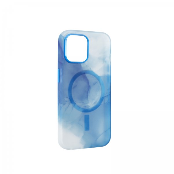 Puro iPhone 15 Skal Aqua Blå