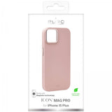 Puro iPhone 15 Plus Skal ICON Mag Pro Rosa