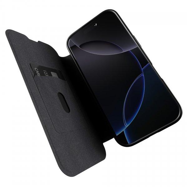 Puro iPhone 16 Pro Fodral Book Mag 2 Svart