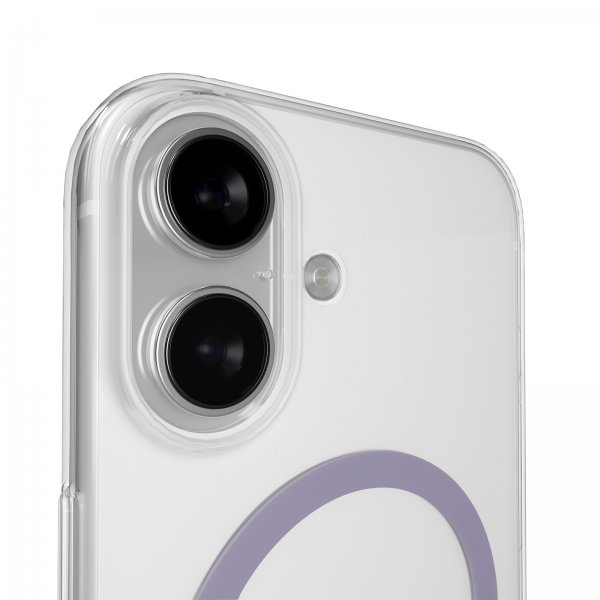Puro iPhone 17 Skal Lite Mag Transparent Lavender