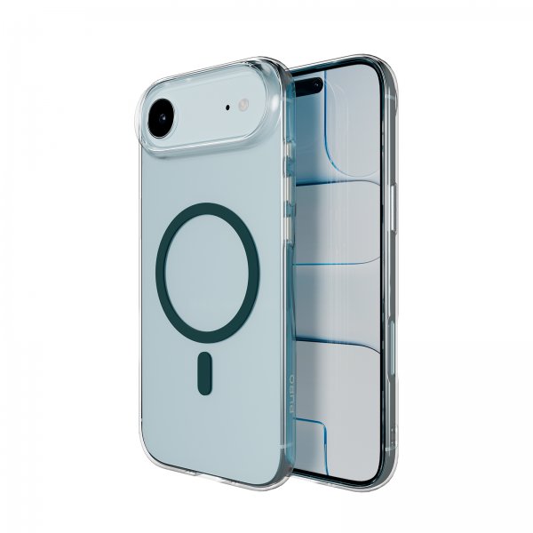 Puro iPhone Air Skal Lite Mag Transparent Grön