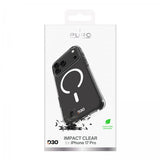 Puro iPhone 17 Pro Skal Impact Clear D3O MagSafe Transparent