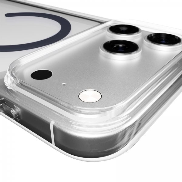 Puro iPhone 17 Pro Skal Lite Mag Transparent Blå