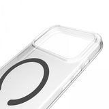 Puro iPhone 17 Pro Skal Lite Mag Transparent Grå