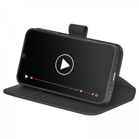 Puro Samsung Galaxy A15 Fodral Wallet Stand Svart