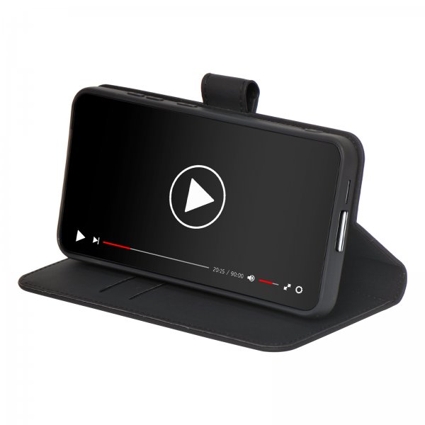 Puro Samsung Galaxy S24 Fodral Wallet Stand Svart