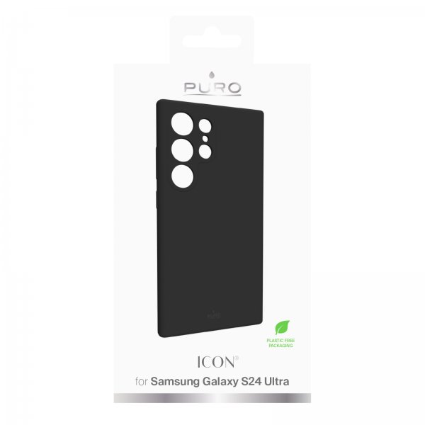 Puro Samsung Galaxy S24 Ultra Skal Icon Svart