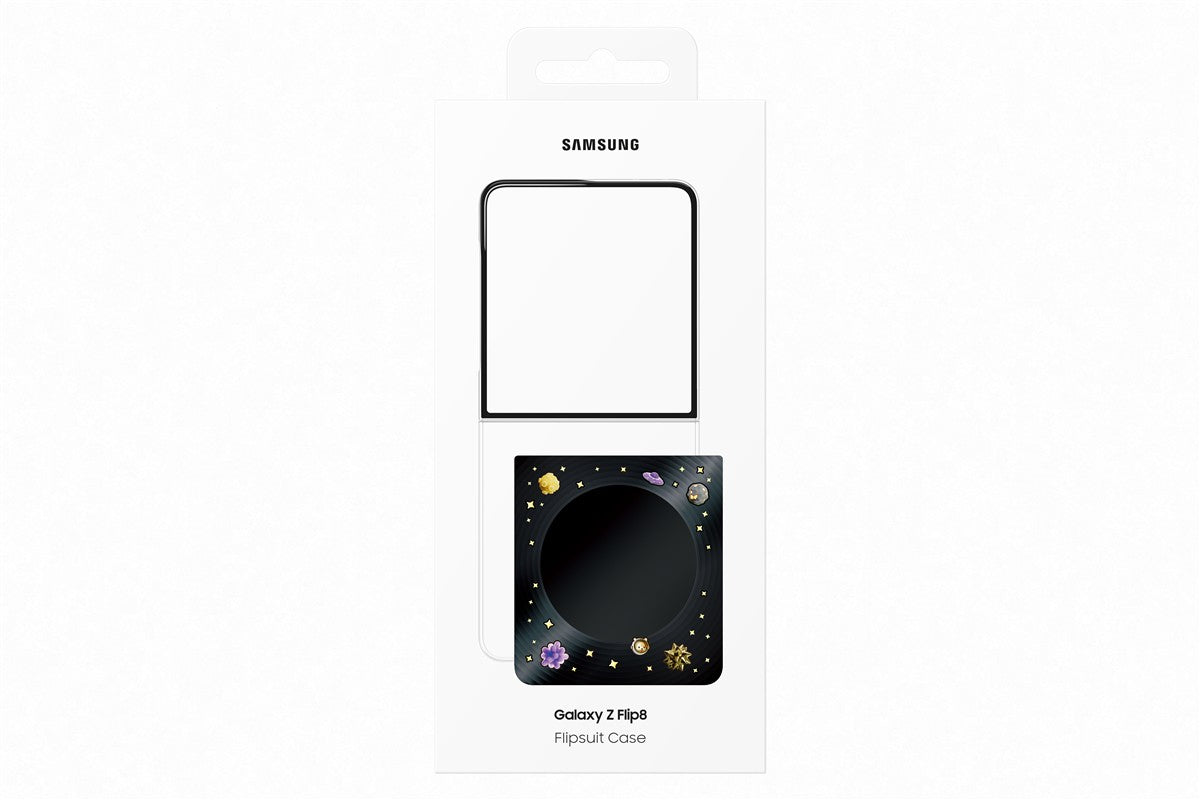 Samsung Original Samsung Galaxy Z Flip 8 Skal Flipsuit Case Svart
