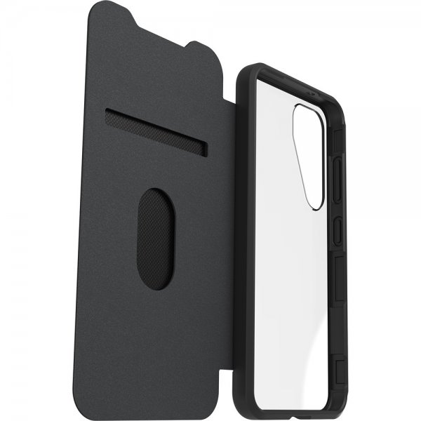 Otterbox Samsung Galaxy S25 Fodral React Folio Black Crystal